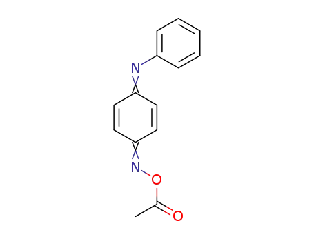 Molecular Structure of 18734-95-7 (O-Acetyl-N<sup>1</sup>-phenyl-1.4-benzochinon-iminoxim)