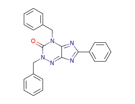 3H-Imidazo[4,5-e]-1,2,4-triazin-3-one,
2,4-dihydro-6-phenyl-2,4-bis(phenylmethyl)-