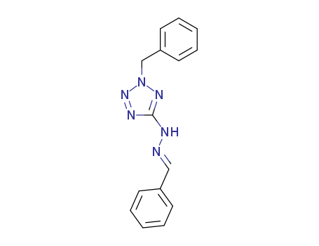 2-benzyl-N-(benzylideneamino)tetrazol-5-amine cas  25857-64-1