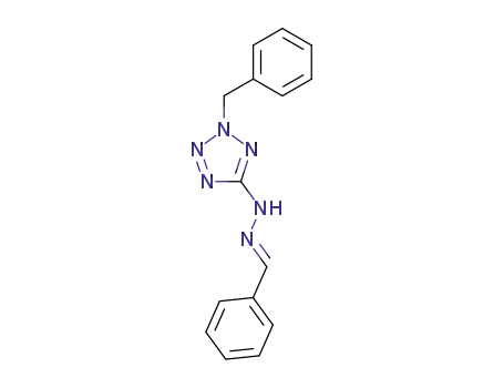 Molecular Structure of 25857-64-1 (2-benzyl-5-[(2E)-2-benzylidenehydrazinyl]-2H-tetrazole)