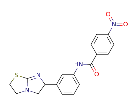 Benzamide,
4-nitro-N-[3-(2,3,5,6-tetrahydroimidazo[2,1-b]thiazol-6-yl)phenyl]-