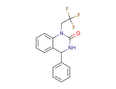 Molecular Structure of 59253-63-3 (2(1H)-Quinazolinone, 3,4-dihydro-4-phenyl-1-(2,2,2-trifluoroethyl)-)