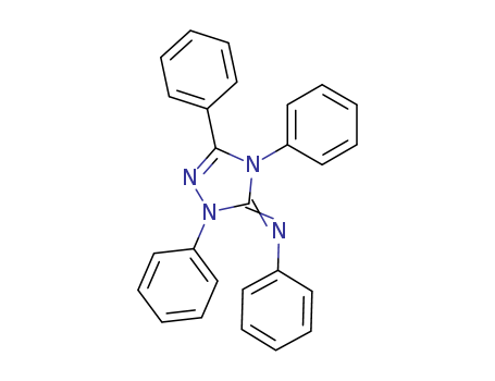 Benzenamine, N-(2,4-dihydro-2,4,5-triphenyl-3H-1,2,4-triazol-3-ylidene)-