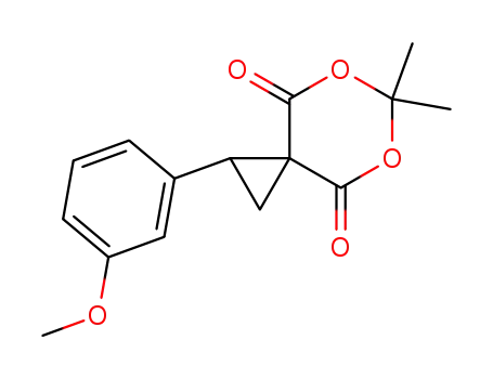 Molecular Structure of 6258-51-1 (5,7-Dioxaspiro[2.5]octane-4,8-dione,
1-(3-methoxyphenyl)-6,6-dimethyl-)