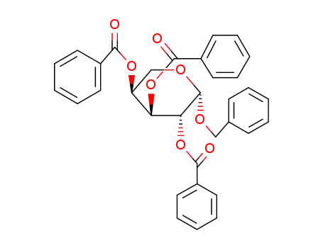 Molecular Structure of 18403-14-0 (Benzyl β-L-arabinopyranoside tribenzoate)