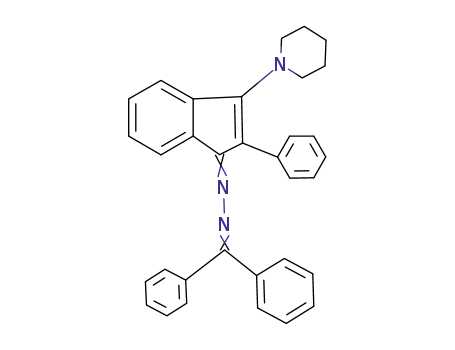 Molecular Structure of 62359-36-8 (1H-Inden-1-one, 2-phenyl-3-(1-piperidinyl)-,
(diphenylmethylene)hydrazone)