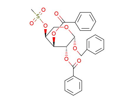Benzyl-2,3-di-O-benzoyl-4-O-methansulfonyl-β-L-arabinopyranosid