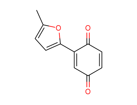 2,5-Cyclohexadiene-1,4-dione, 2-(5-methyl-2-furanyl)-