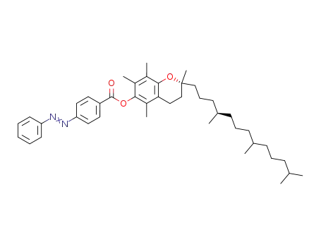 4-Phenylazo-benzoat des natuerlichen (2R,4'R,8'R)-α-Tocopherols