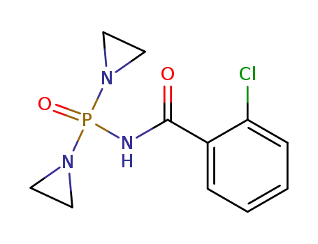 Molecular Structure of 956-94-5 (Benzamide, N-[bis(1-aziridinyl)phosphinyl]-2-chloro-)