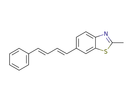 Molecular Structure of 109807-40-1 (2-methyl-6-(4-phenyl-1,3-butadienyl)-1,3-benzothiazole)