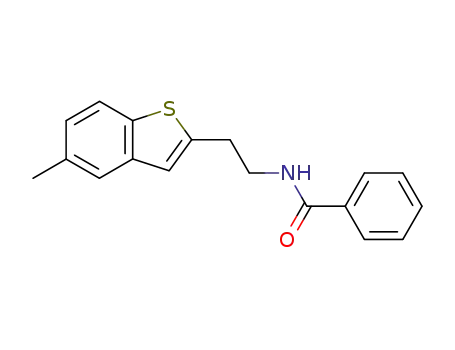 N-Benzoyl-2-(5-methyl-2-benzo<b>thienyl)-aethylamin