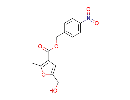 Molecular Structure of 61761-82-8 (3-Furancarboxylic acid, 5-(hydroxymethyl)-2-methyl-,
(4-nitrophenyl)methyl ester)