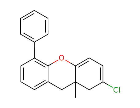 1H-Xanthene, 2-chloro-9,9a-dihydro-9a-methyl-5-phenyl-