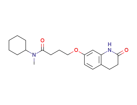 Molecular Structure of 69592-78-5 (Butanamide,
N-cyclohexyl-N-methyl-4-[(1,2,3,4-tetrahydro-2-oxo-7-quinolinyl)oxy]-)