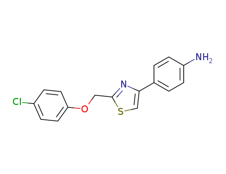 Benzenamine, 4-[2-[(4-chlorophenoxy)methyl]-4-thiazolyl]-
