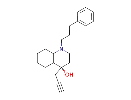 1-(3-Phenyl-propyl)-4-prop-2-ynyl-decahydro-quinolin-4-ol