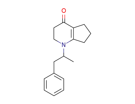 Molecular Structure of 61579-75-7 (4H-Cyclopenta[b]pyridin-4-one,
1,2,3,5,6,7-hexahydro-1-(1-methyl-2-phenylethyl)-)