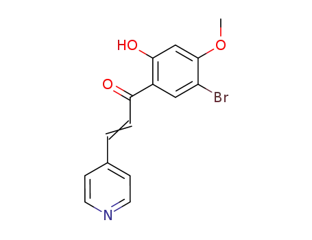 1-(5-bromo-2-hydroxy-4-methoxy-phenyl)-3-pyridin-4-yl-propenone