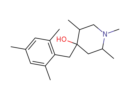 4-Piperidinol, 1,2,5-trimethyl-4-[(2,4,6-trimethylphenyl)methyl]-