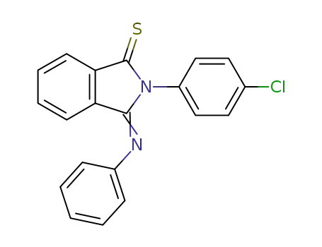 1H-Isoindole-1-thione, 2-(4-chlorophenyl)-2,3-dihydro-3-(phenylimino)-