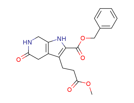 1H-Pyrrolo[2,3-c]pyridine-3-propanoic acid, 4,5,6,7-tetrahydro-5-oxo-2-[(phenylmethoxy)carbonyl]-, methyl ester