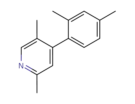 Molecular Structure of 39764-39-1 (Pyridine, 4-(2,4-dimethylphenyl)-2,5-dimethyl-)