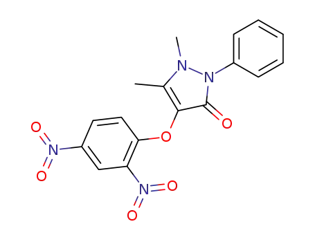 4-(2,4-dinitro-phenoxy)-1,5-dimethyl-2-phenyl-1,2-dihydro-pyrazol-3-one