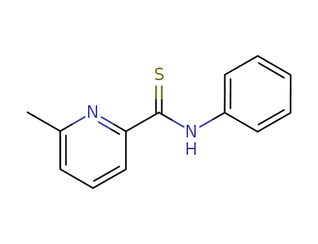 2-Pyridinecarbothioamide, 6-methyl-N-phenyl-