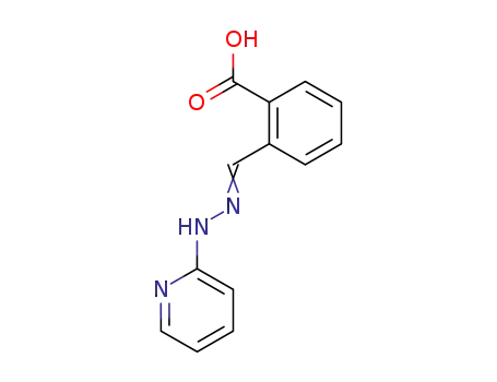 2-[(Z)-(pyridin-2-ylhydrazinylidene)methyl]benzoic acid
