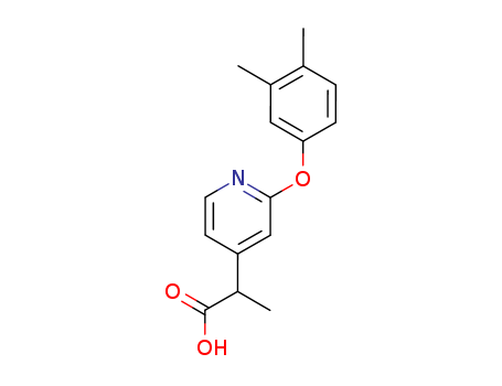4-Pyridineacetic acid, 2-(3,4-dimethylphenoxy)-a-methyl-