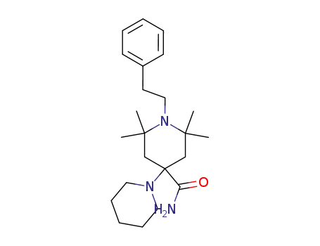 4-Piperidinecarboxamide, 1-phenethyl-4-(1-piperidyl)-2,2,6,6-tetramethyl-