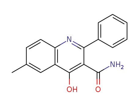 4-Hydroxy-6-methyl-2-phenyl-3-carbamoyl-chinolin