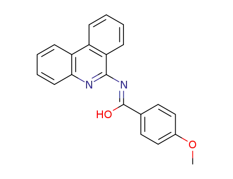 Molecular Structure of 62764-40-3 (Benzamide, 4-methoxy-N-6-phenanthridinyl-)