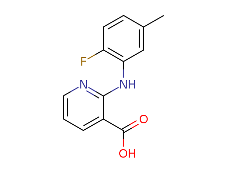 3-Pyridinecarboxylic acid, 2-[(2-fluoro-5-methylphenyl)amino]-