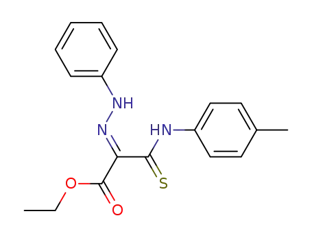 Propanoic acid,
3-[(4-methylphenyl)amino]-2-(phenylhydrazono)-3-thioxo-, ethyl ester,
(Z)-