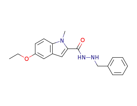 1H-Indole-2-carboxylic acid, 5-ethoxy-1-methyl-,
2-(phenylmethyl)hydrazide