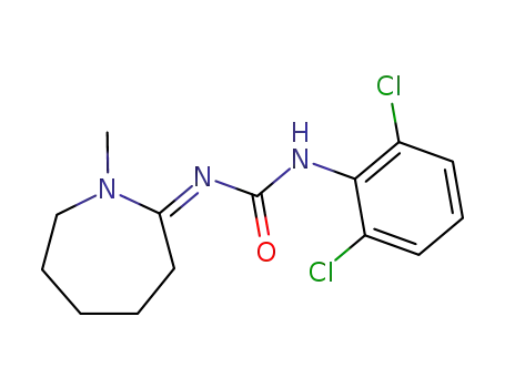 Urea, (2,6-dichlorophenyl)(hexahydro-1-methyl-2H-azepin-2-ylidene)-