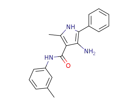 1H-Pyrrole-3-carboxamide,
4-amino-2-methyl-N-(3-methylphenyl)-5-phenyl-
