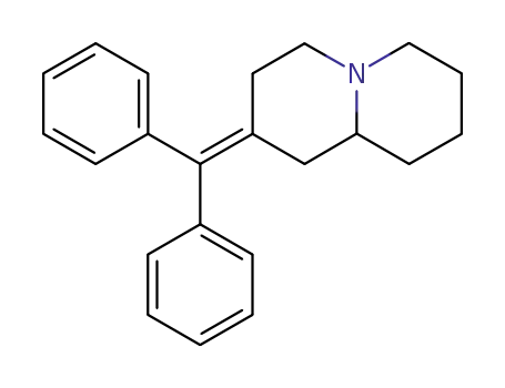 Molecular Structure of 71731-45-8 (2H-Quinolizine, 2-(diphenylmethylene)octahydro-)