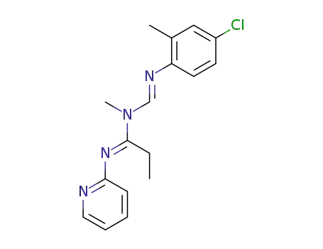 Propanimidamide,
N-[[(4-chloro-2-methylphenyl)imino]methyl]-N-methyl-N'-2-pyridinyl-