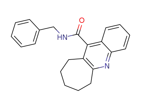 7,8,9,10-tetrahydro-6<i>H</i>-cyclohepta[<i>b</i>]quinoline-11-carboxylic acid benzylamide