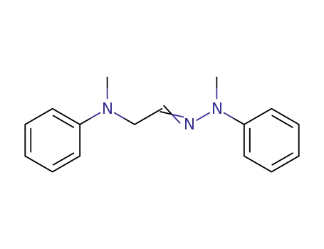 Molecular Structure of 61327-73-9 (Acetaldehyde, (methylphenylamino)-, methylphenylhydrazone)