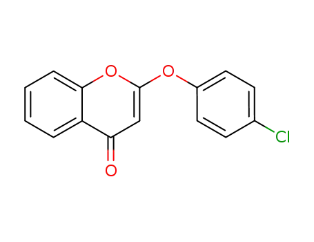 Molecular Structure of 64964-81-4 (4H-1-Benzopyran-4-one, 2-(4-chlorophenoxy)-)