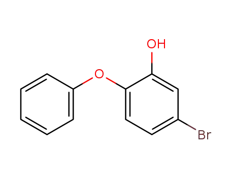 Molecular Structure of 3380-38-9 (Phenol, 5-bromo-2-phenoxy-)