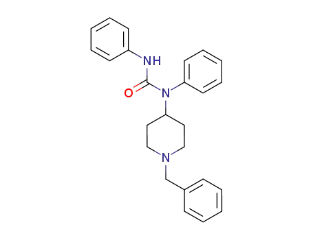 Molecular Structure of 59628-03-4 (Urea, N,N'-diphenyl-N-[1-(phenylmethyl)-4-piperidinyl]-)