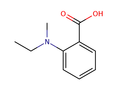 Molecular Structure of 18624-51-6 (Benzoic acid, 2-(ethylmethylamino)-)