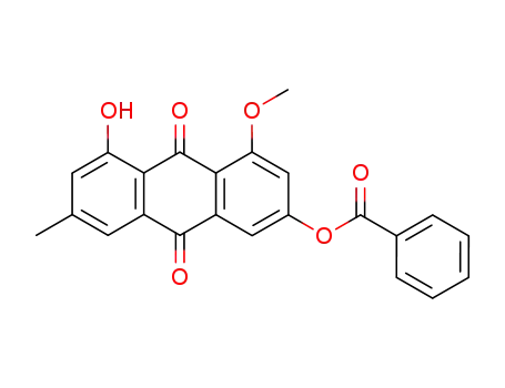 9,10-Anthracenedione, 3-(benzoyloxy)-8-hydroxy-1-methoxy-6-methyl-