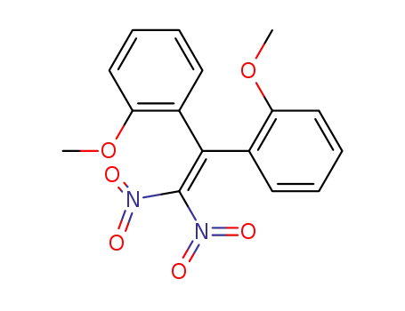 Molecular Structure of 33931-21-4 (Benzene, 1,1'-(dinitroethenylidene)bis[2-methoxy-)