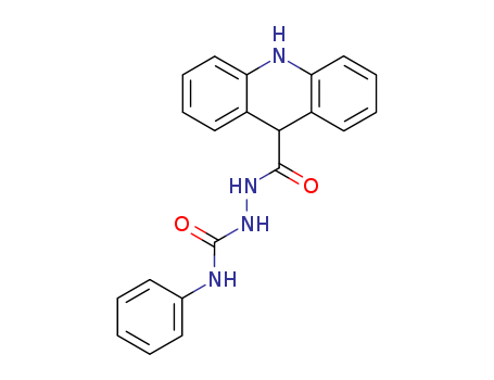 9-Acridinecarboxylic acid, 9,10-dihydro-,  2-[(phenylamino)carbonyl]hydrazide